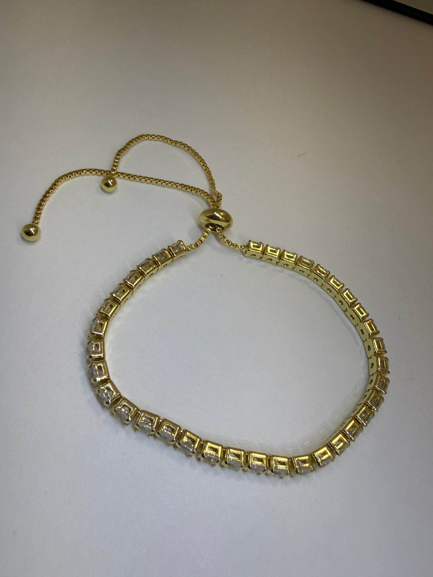 Round-Cut Swarovski® Crystal Tennis Bracelet