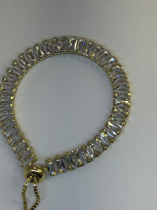 Baguette Swarovski® Crystal Tennis Bracelet