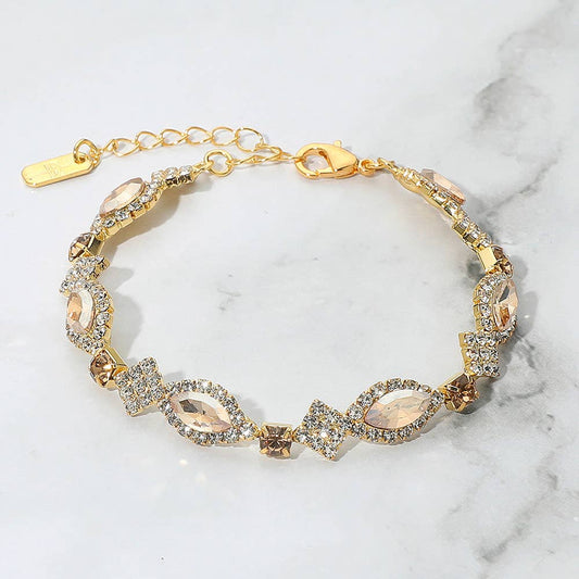 Marquise Stone Accented Evening Bracelet