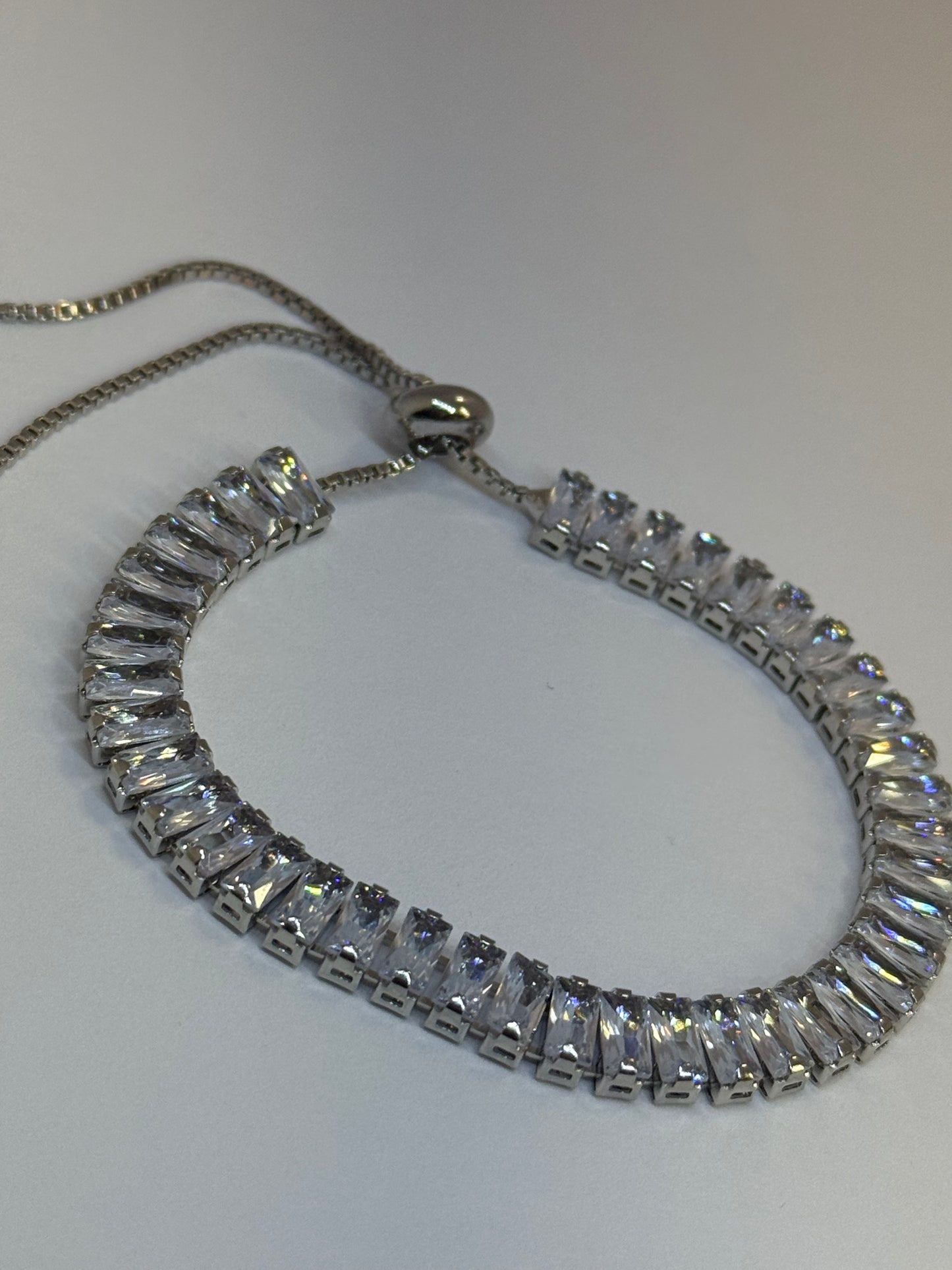 Baguette Swarovski® Crystal Tennis Bracelet