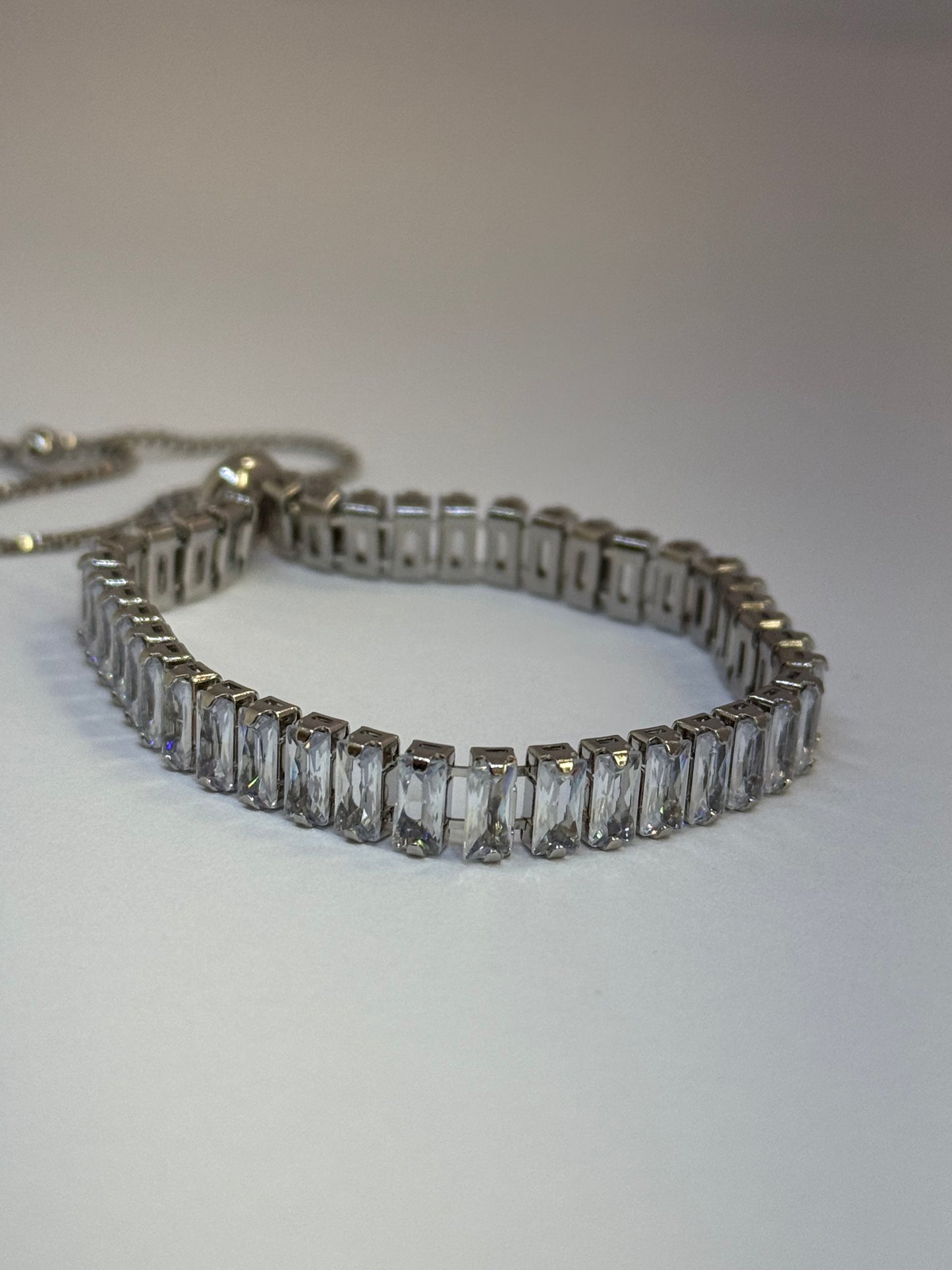 Baguette Swarovski® Crystal Tennis Bracelet