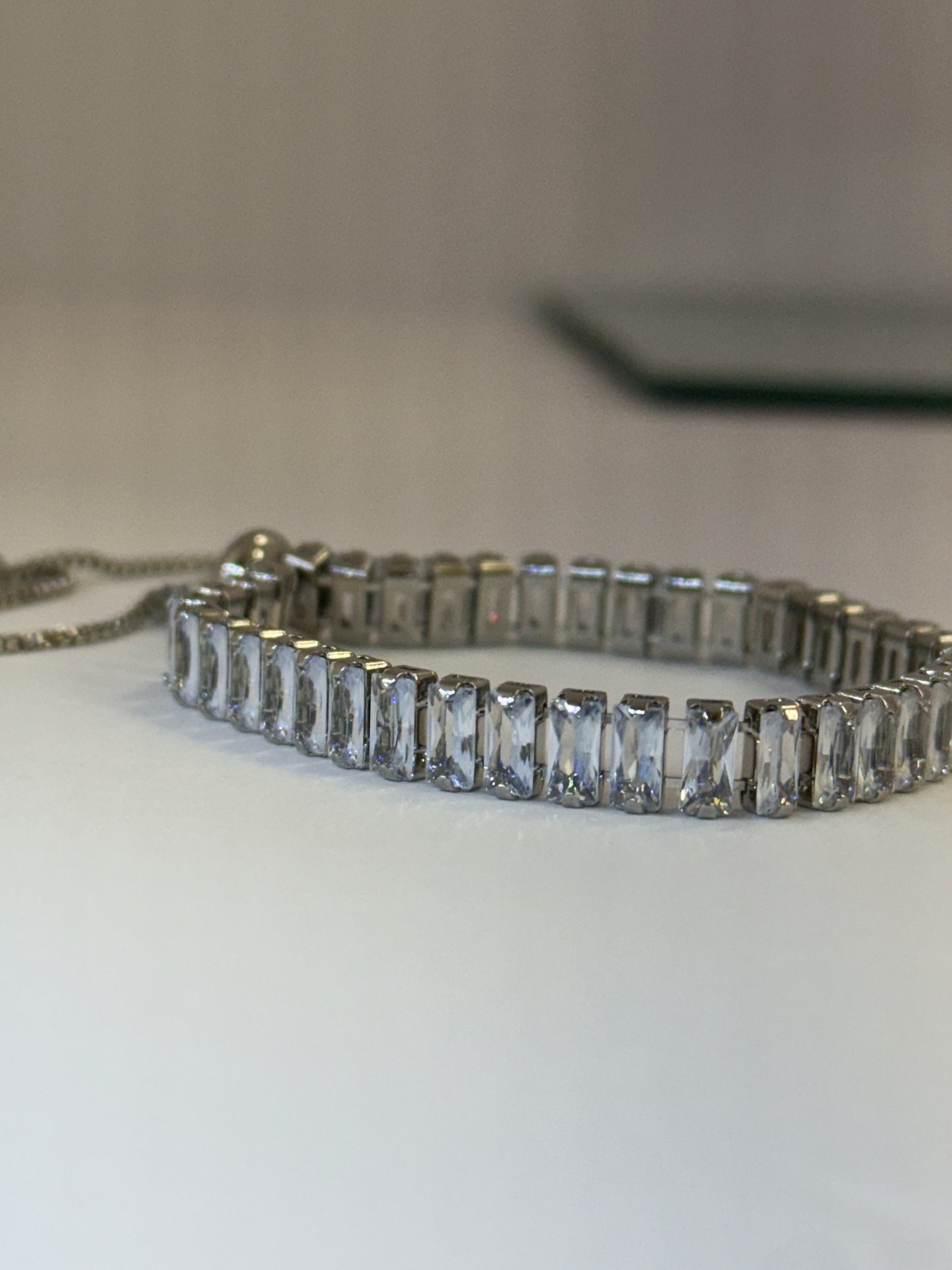 Baguette Swarovski® Crystal Tennis Bracelet