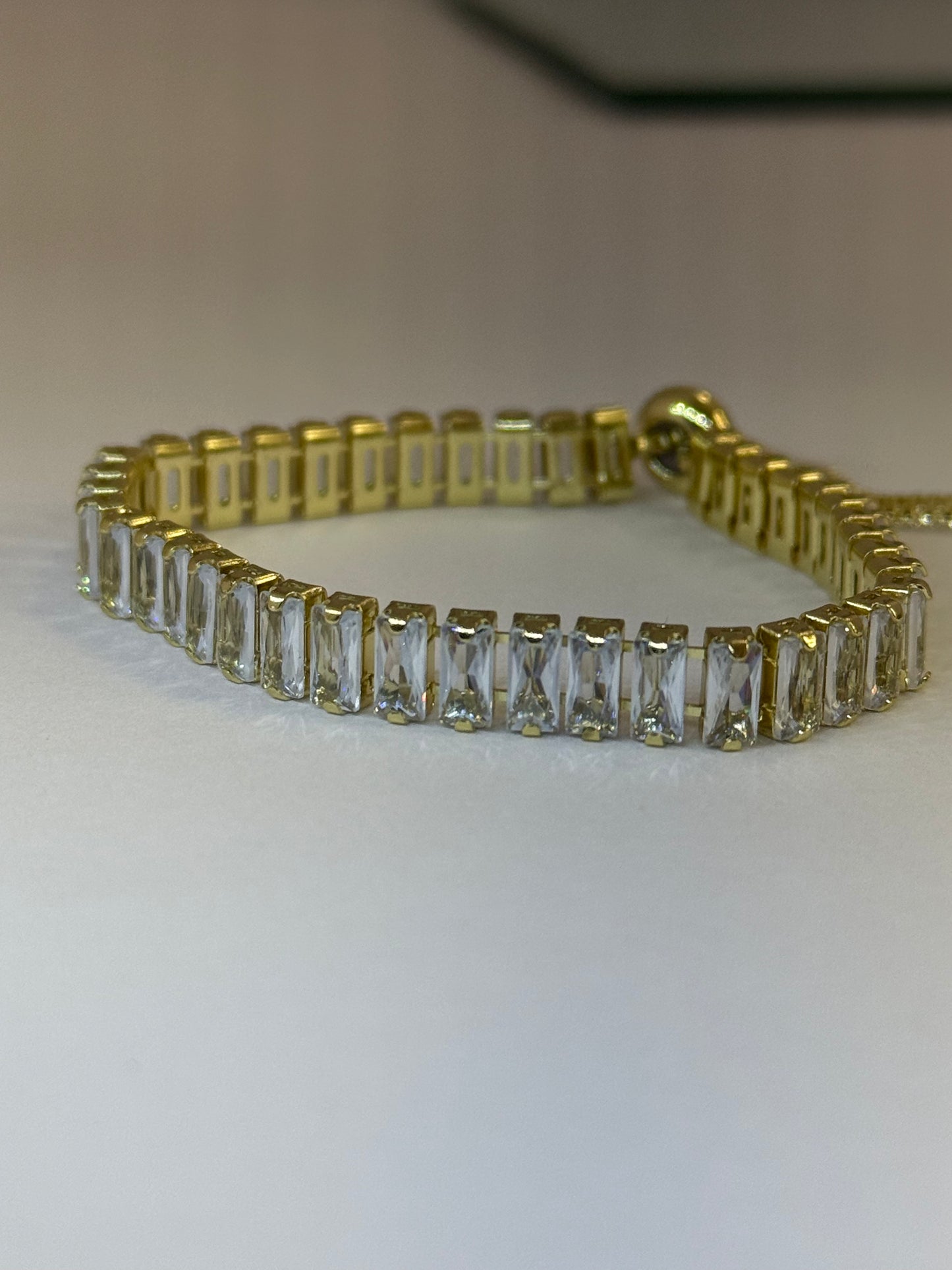 Baguette Swarovski® Crystal Tennis Bracelet