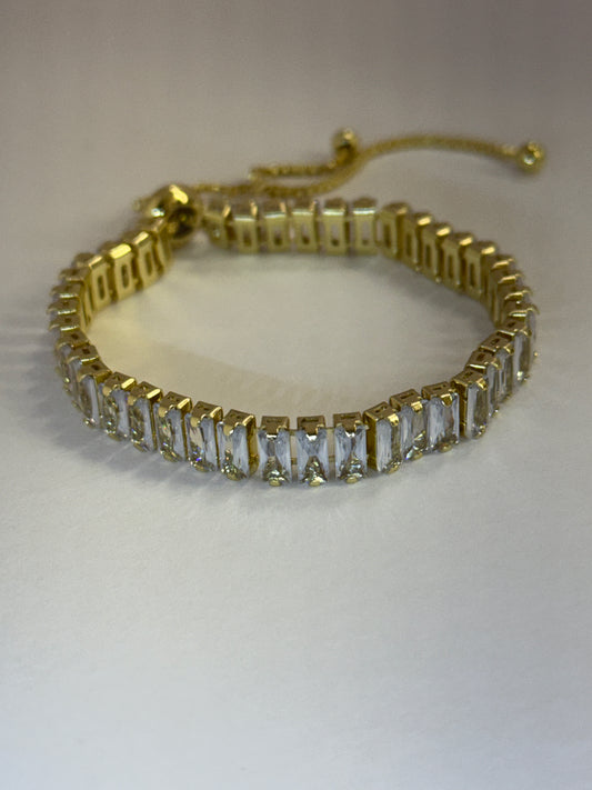 Baguette Swarovski® Crystal Tennis Bracelet