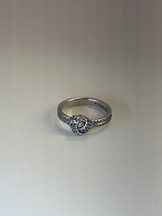 Pandora Knot Ring with Swarovski® Crystals