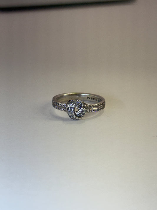 Pandora Knot Ring with Swarovski® Crystals